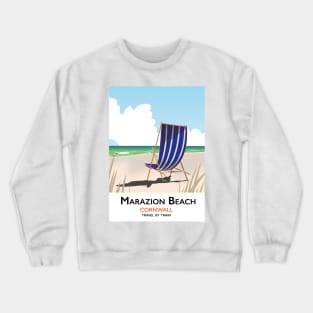 Marazion beach cornwall Crewneck Sweatshirt